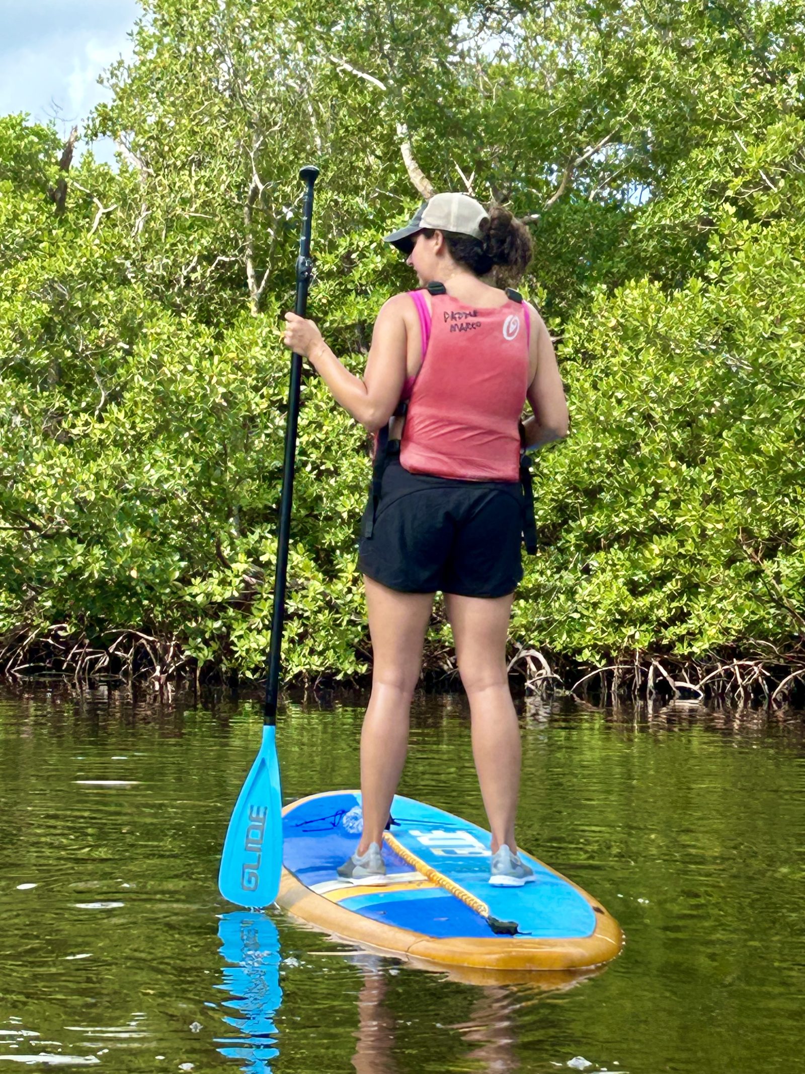Action shot of me paddleboarding