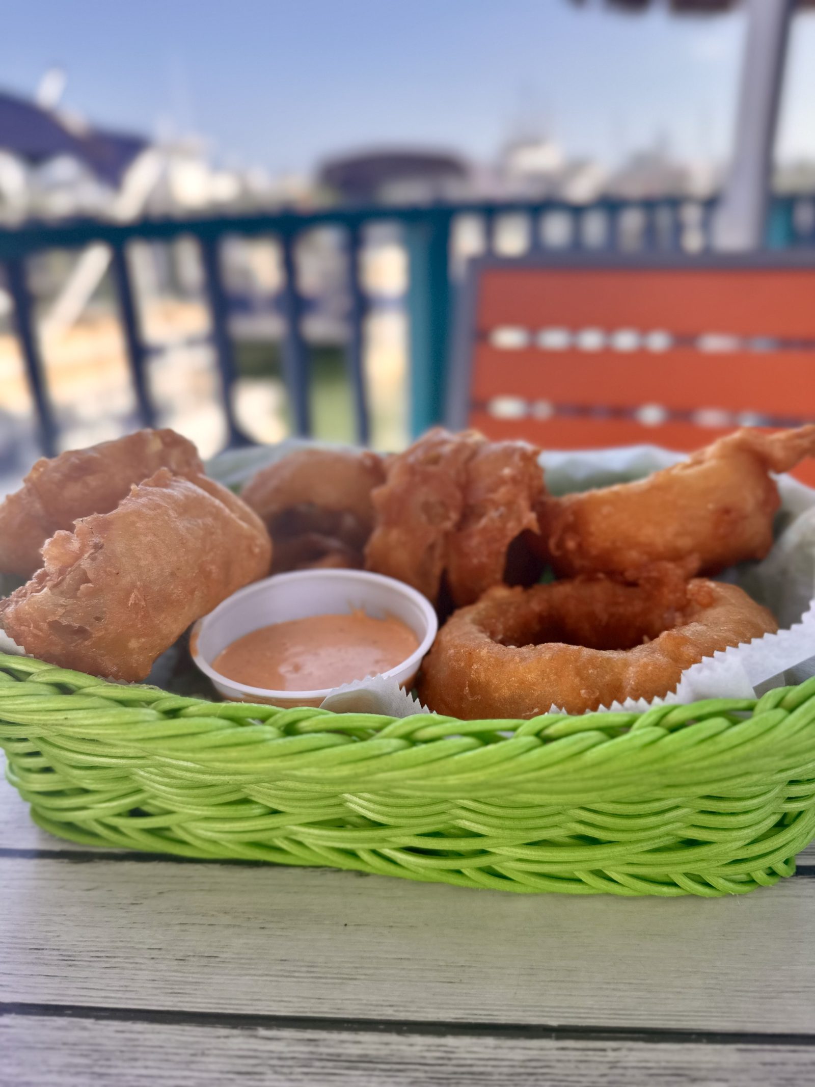 Island Gypsy onion rings are delicious!