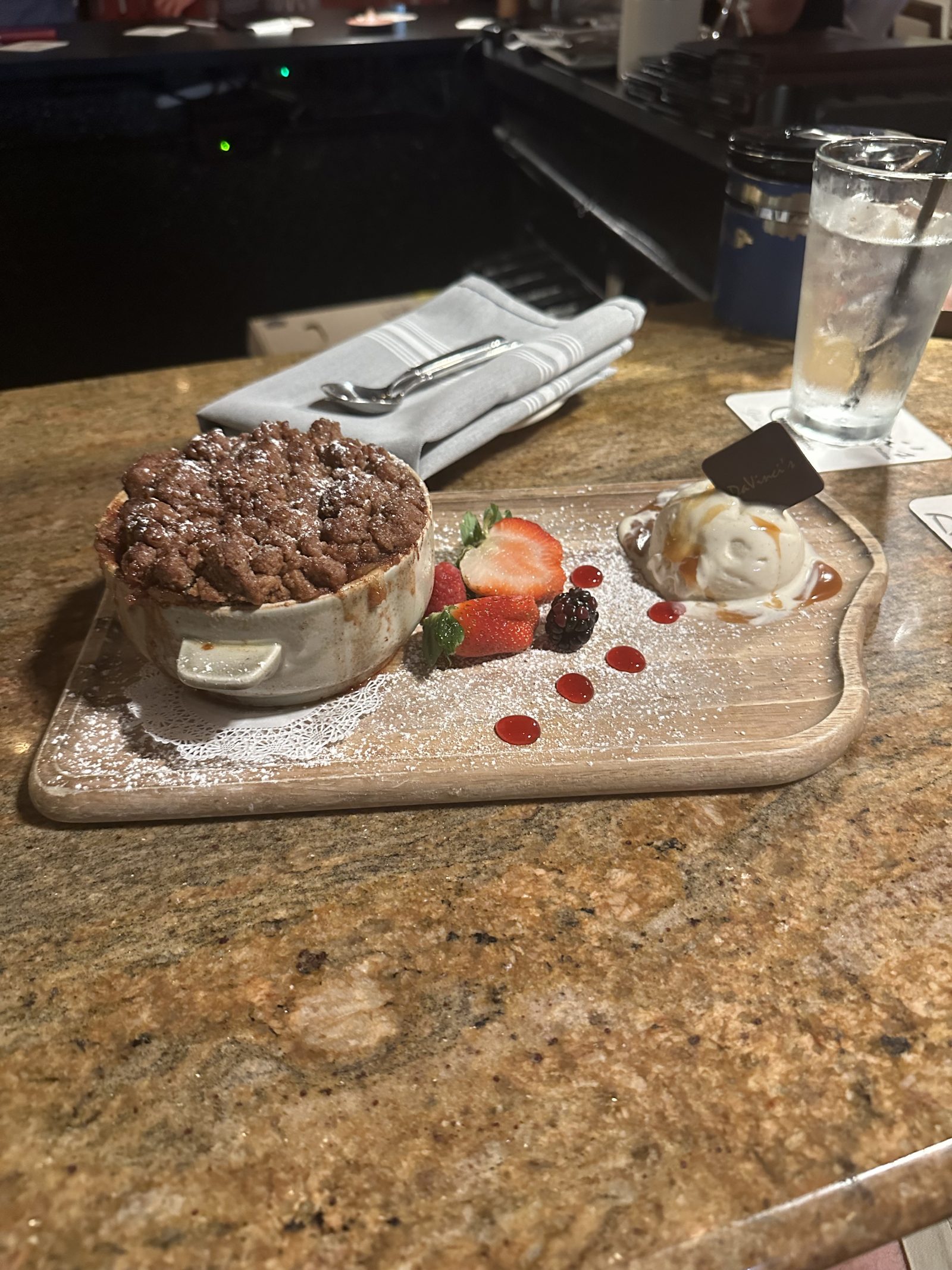 Apple crumble